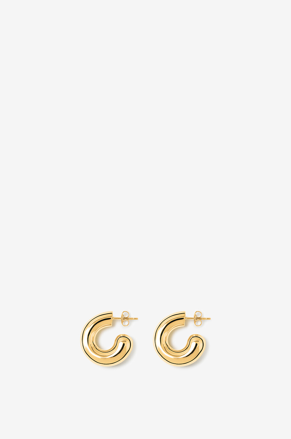 LIE STUDIO Dicke Creolen The Rose Damen GOLDEN 1
