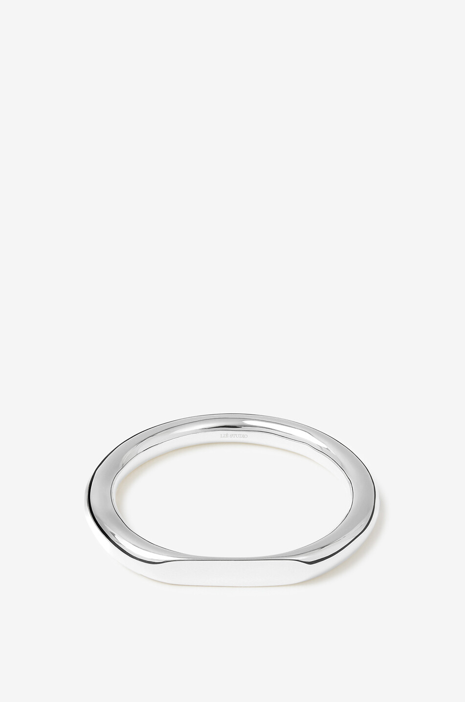 LIE STUDIO Röhrenförmiger Armreif The Dora Damen SILBER 1