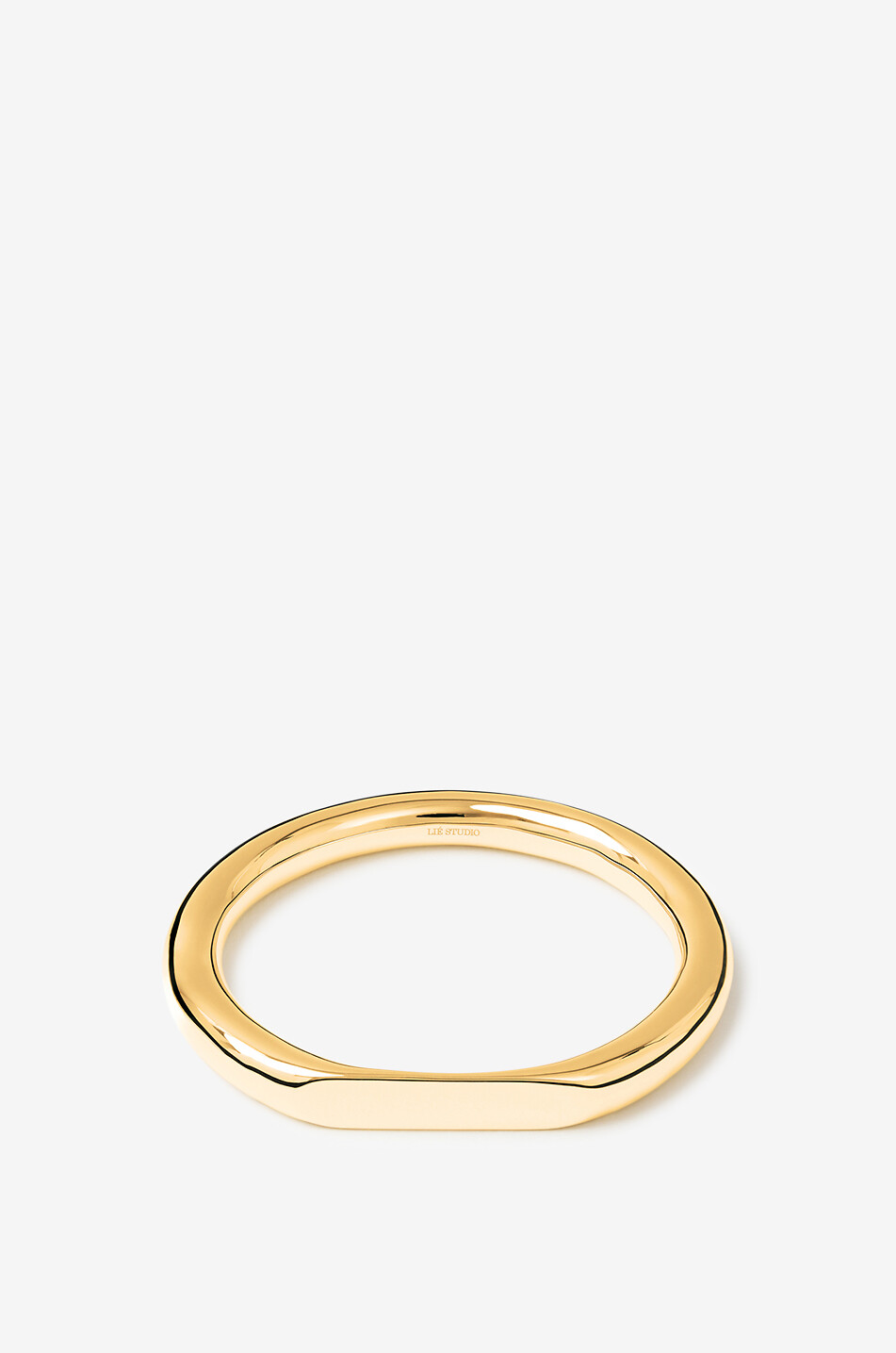 LIE STUDIO Röhrenförmiger Armreif The Dora Damen GOLDEN 1