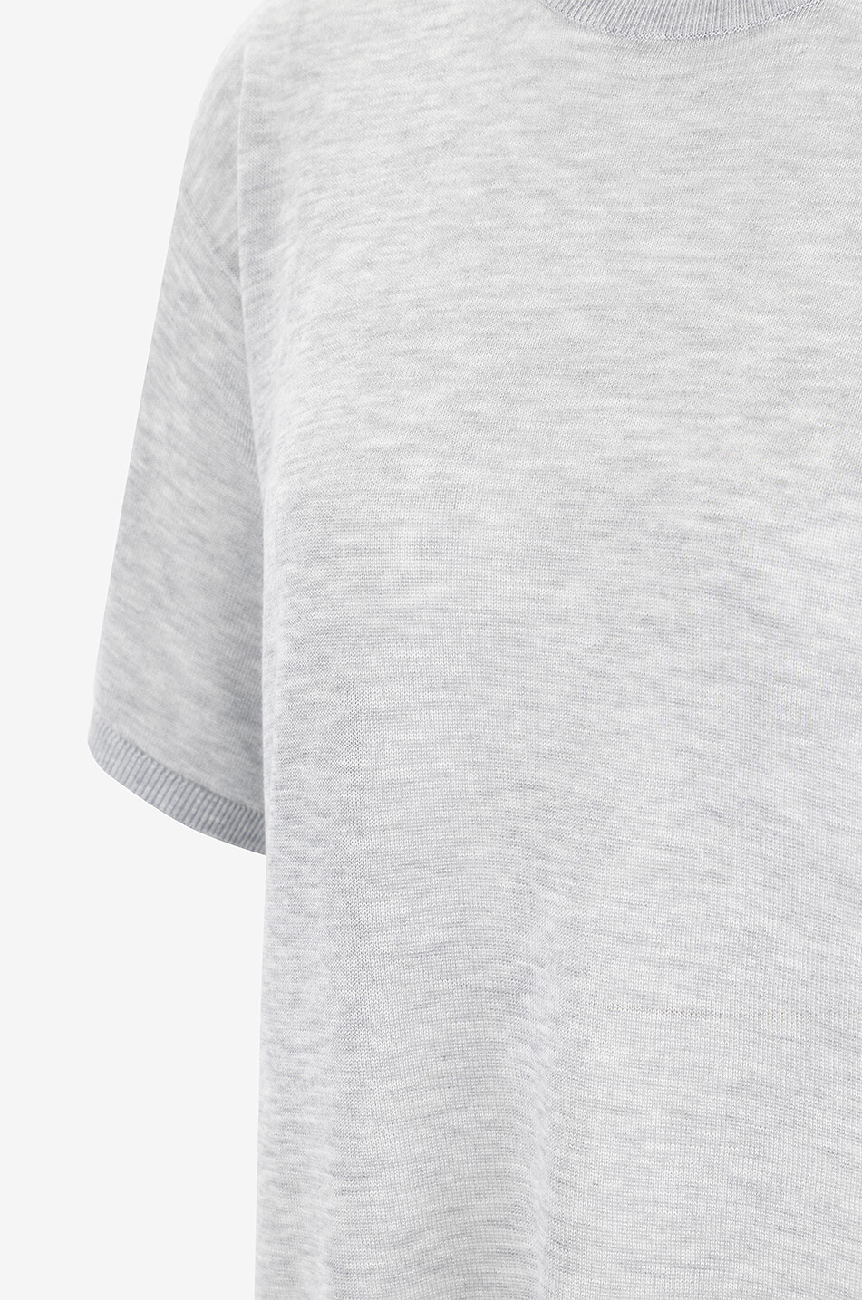 TOTEME Weites T-Shirt aus Lyocell und Kaschmir Tee Knit Damen GRAU 3