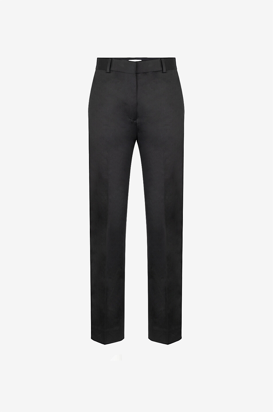 TOTEME Hose aus Bio-Baumwolle und Leinen Tailored Chinos Damen SCHWARZ 1