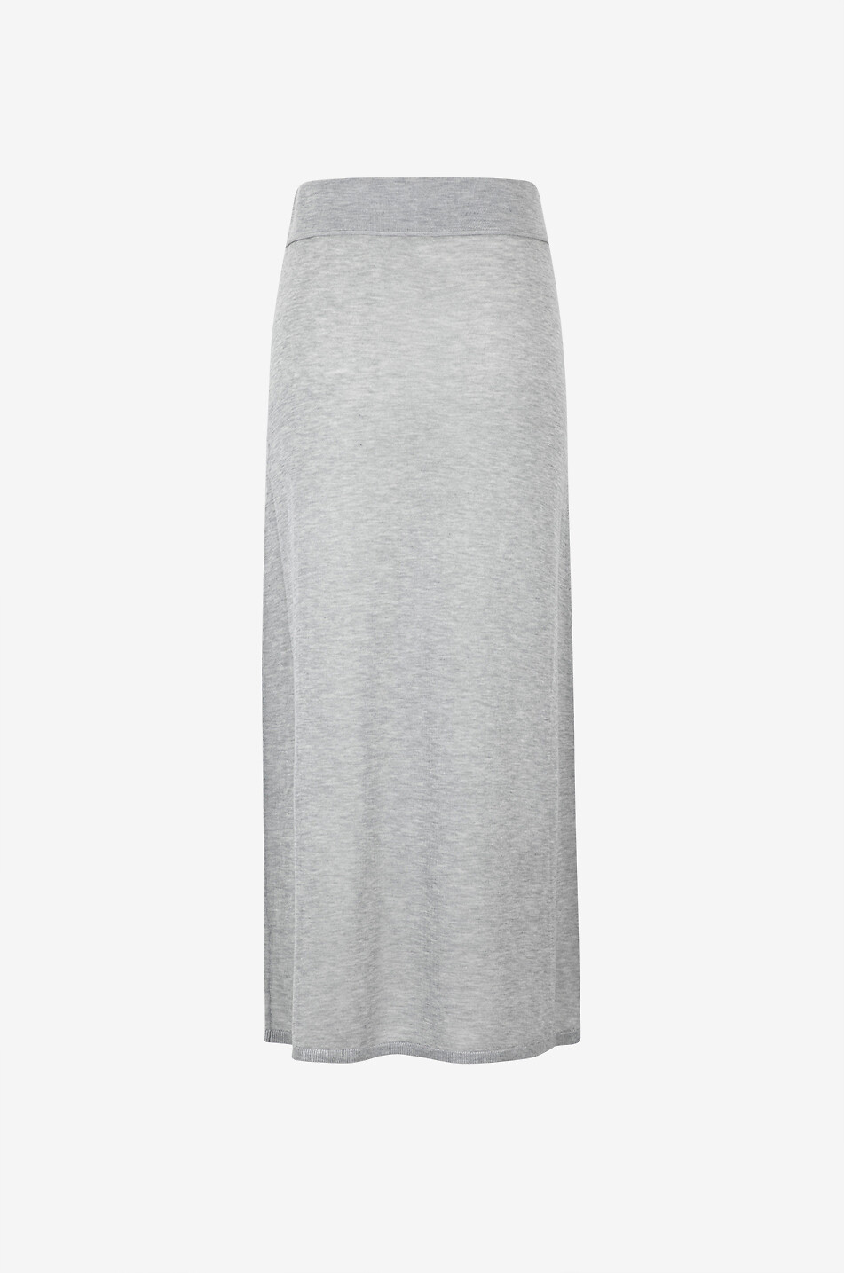 TOTEME Jupe longue en lyocell et cachemire Femme GRIS 2