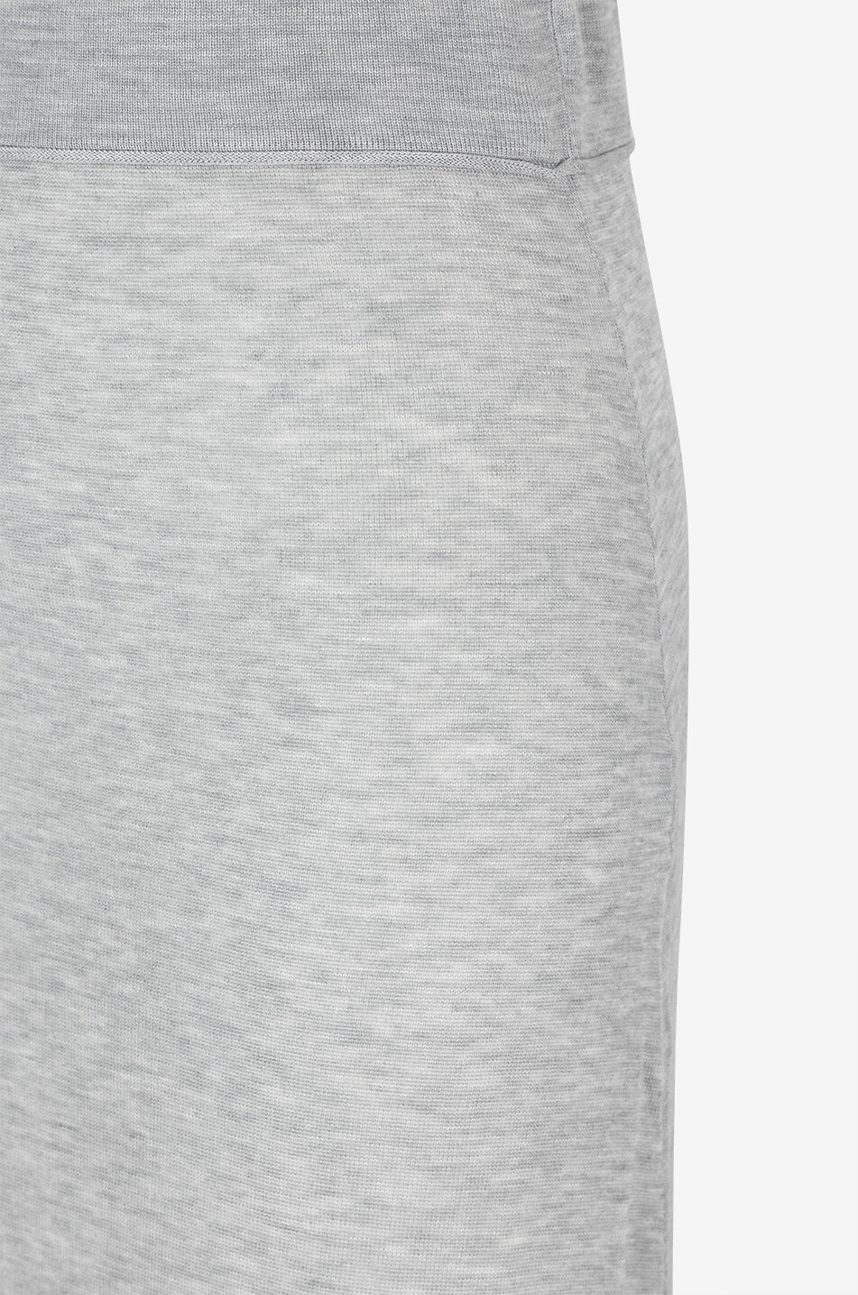TOTEME Jupe longue en lyocell et cachemire Femme GRIS 3