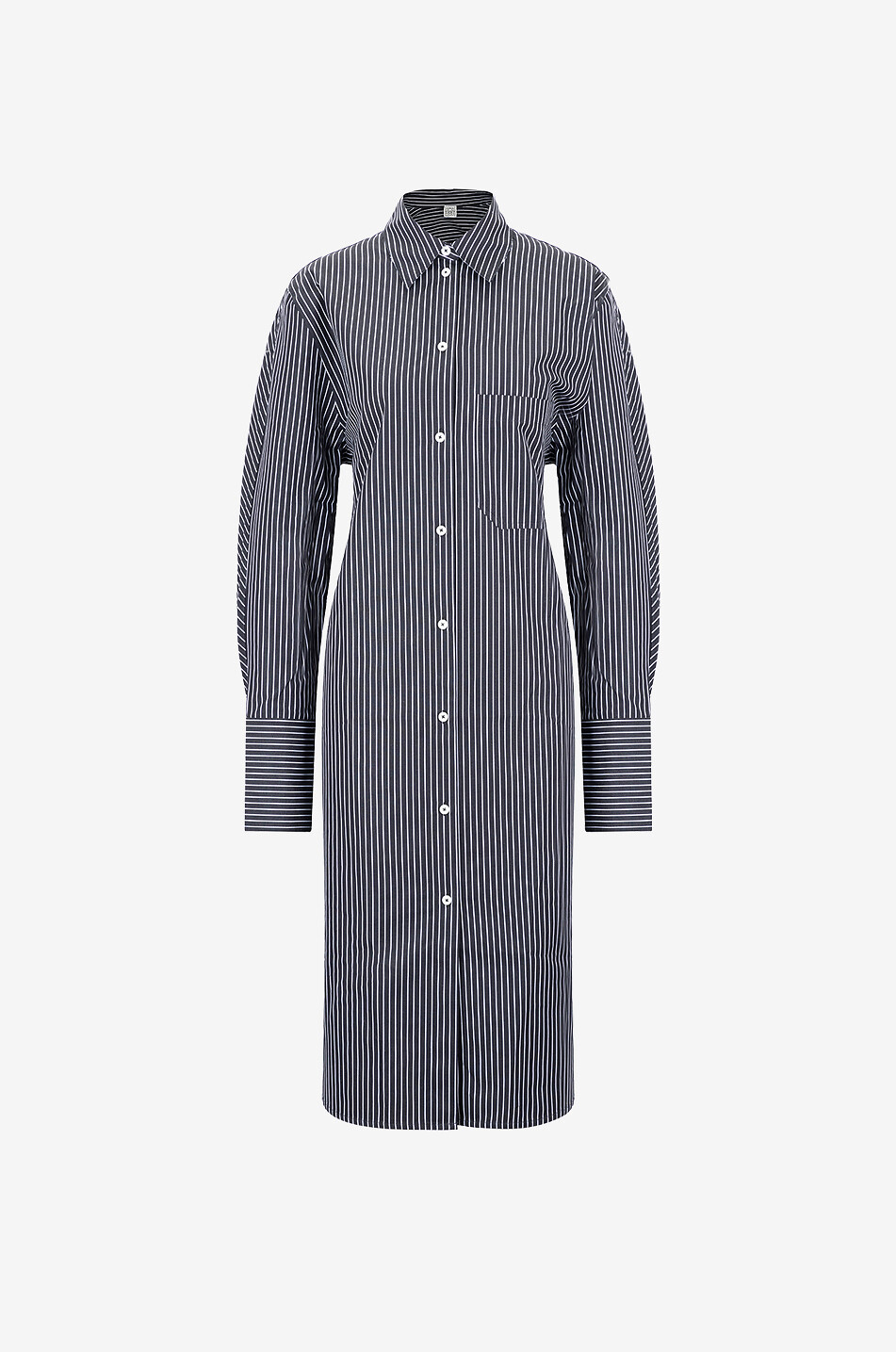 TOTEME Kimono Sleeve striped cotton shirt dress Women MULTI COLOURED 1