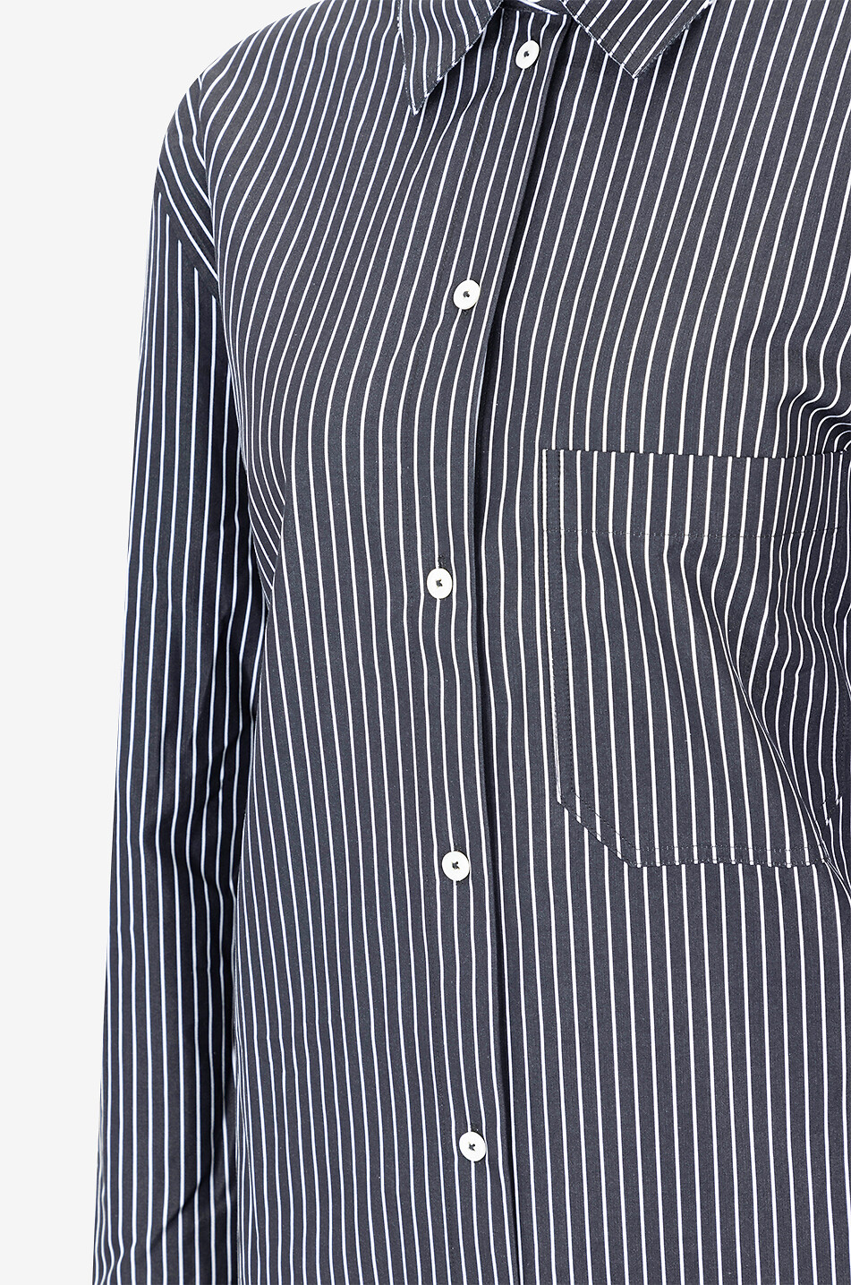 TOTEME Kimono Sleeve striped cotton shirt dress Women MULTI COLOURED 3