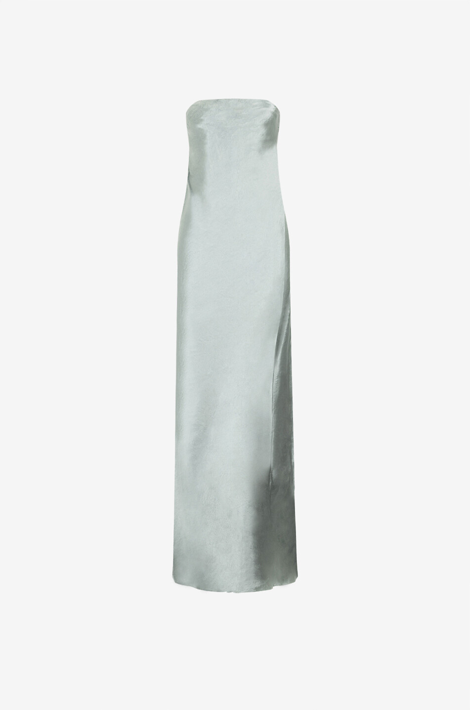 NAIA acetate long strapless dress