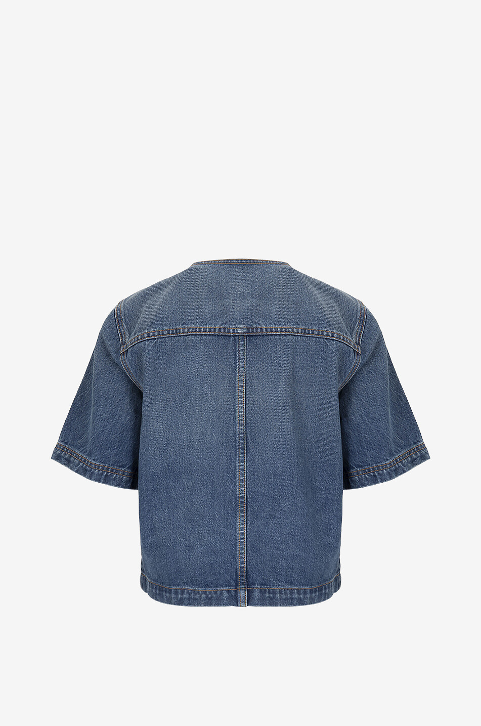 ULLA JOHNSON Serge Danube double-breasted denim jacket Women LIGHT BLUE 2