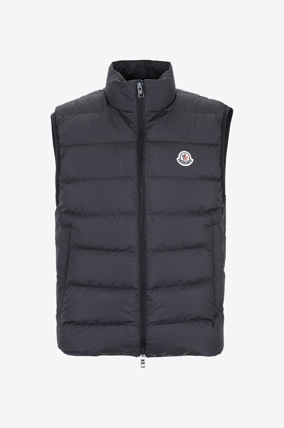 Orant lightweight hooded quilted vest - MONCLER - BLACK