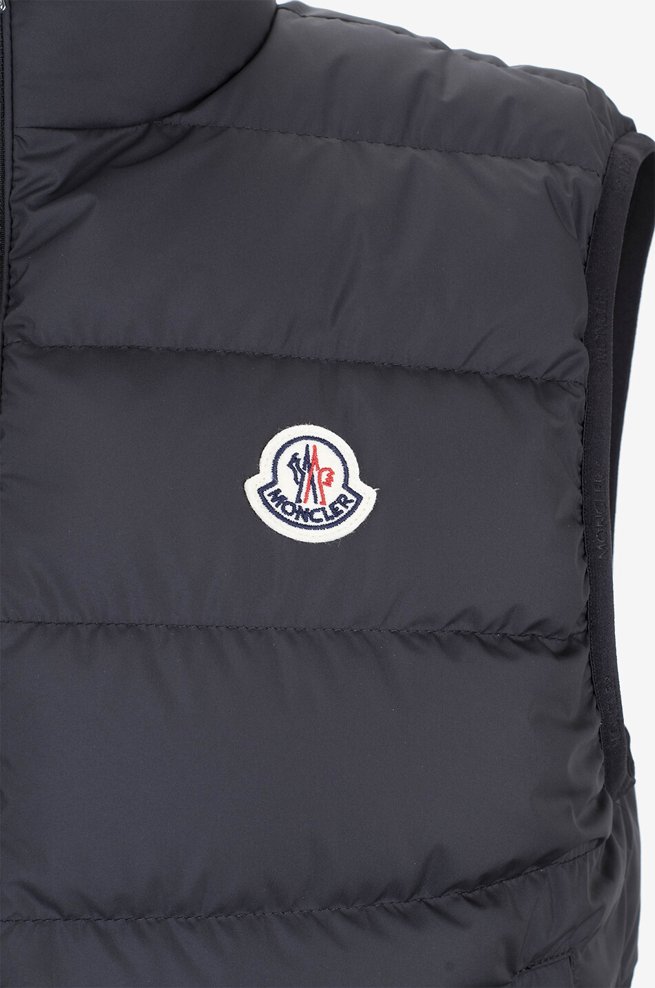 MONCLER Gilet matelassé à col montant Cotnrin Homme NOIR 3