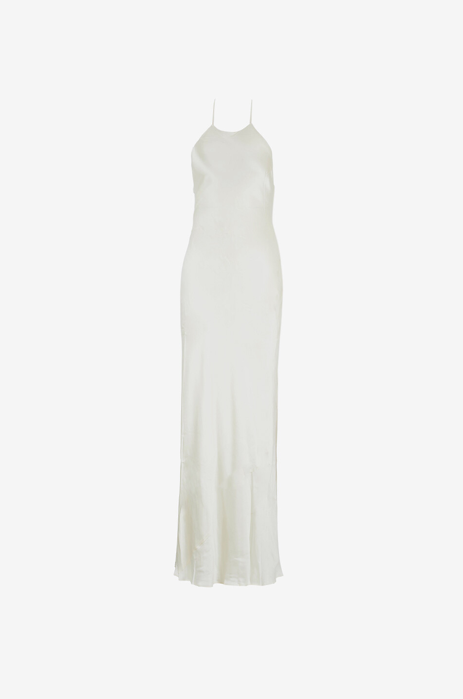 REFORMATION Jeany Fior Di Latte long silk slip dress Women EGGSHELL 1