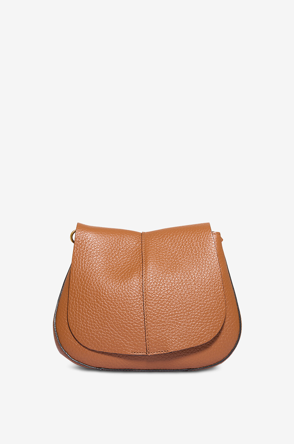 GIANNI CHIARINI Helena Round cow leather handbag Women LIGHT BROWN 1