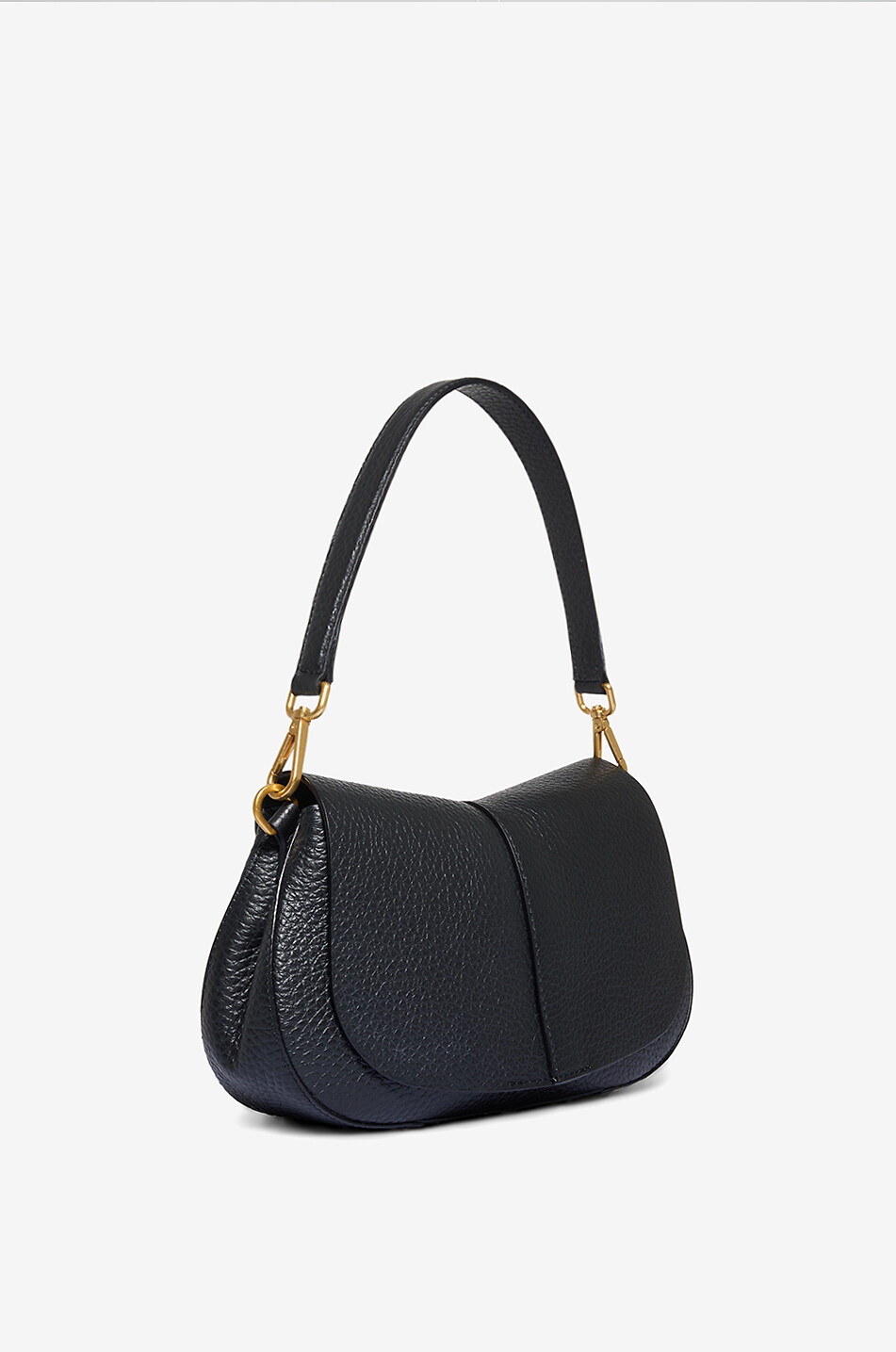 GIANNI CHIARINI Helena Round cow leather handbag Women BLACK 2