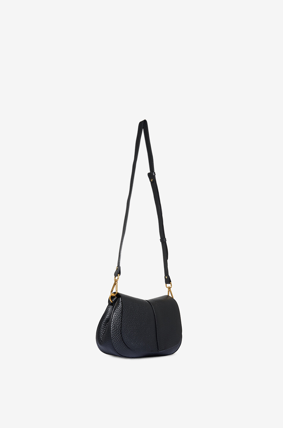 GIANNI CHIARINI Helena Round cow leather handbag Women BLACK 5