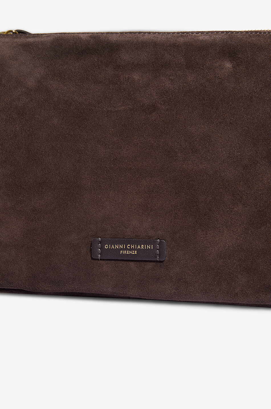 GIANNI CHIARINI Clutch aus Wildleder Nora Damen BRAUN 5