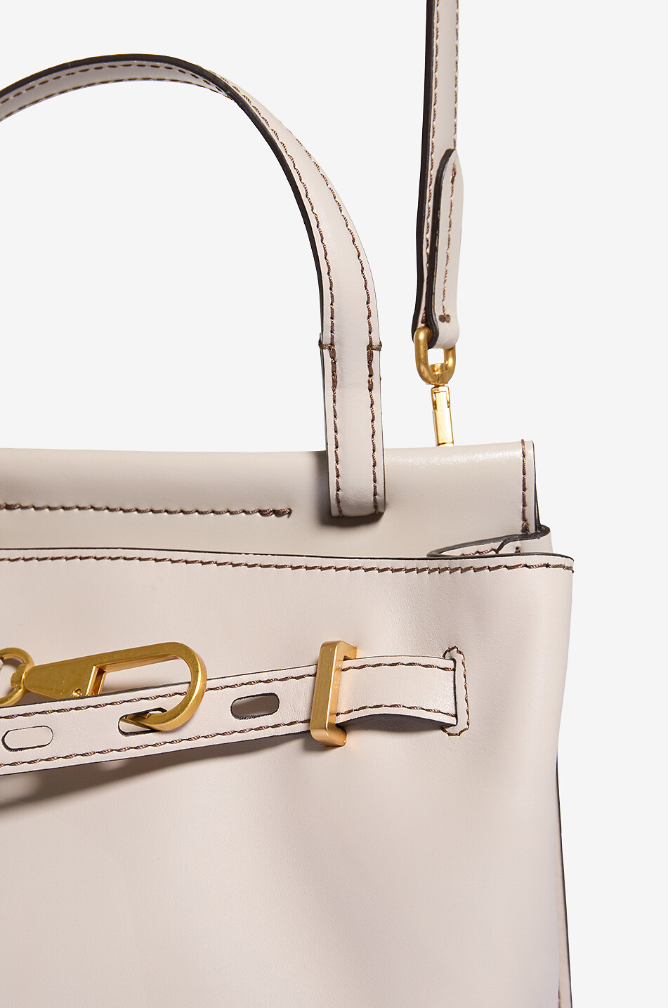 GIANNI CHIARINI Handtasche aus Glattleder Tilda Small Damen CREMEFARBEN 6