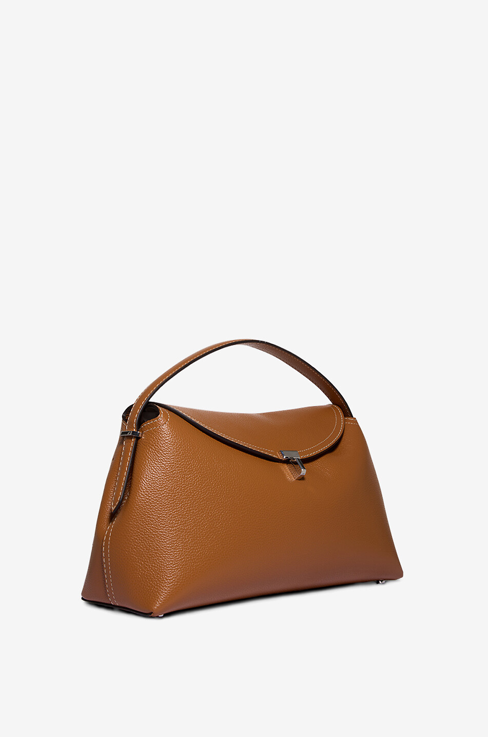 TOTEME T-Lock grained leather handbag Women CAMEL 2