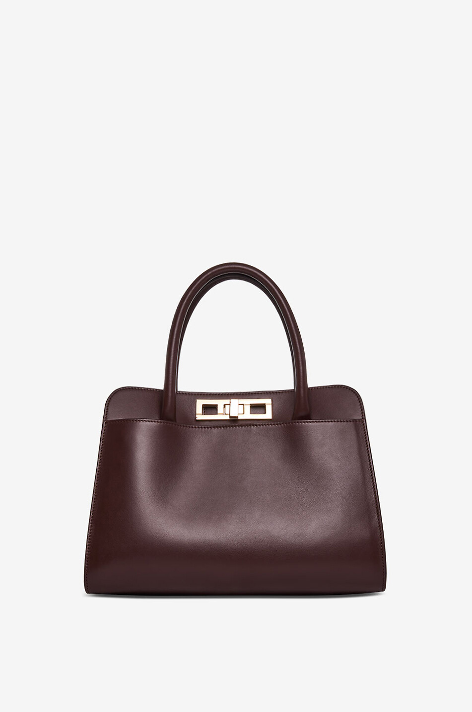 Glattlederhandtasche Trapeze Medium