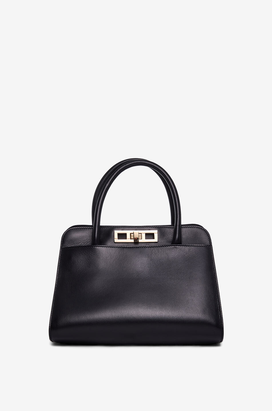 Glattlederhandtasche Trapeze Medium