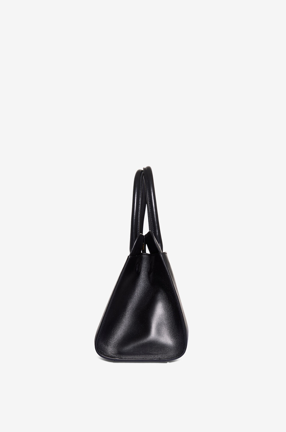 FABIANA FILIPPI Glattlederhandtasche Trapeze Medium Damen SCHWARZ 4