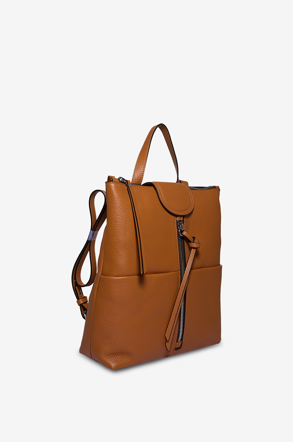 GIANNI CHIARINI Rucksack aus genarbtem Leder Giada Damen HELLBRAUN 2