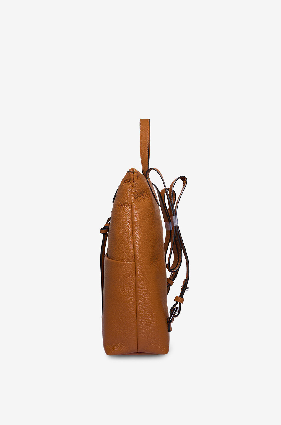 GIANNI CHIARINI Rucksack aus genarbtem Leder Giada Damen HELLBRAUN 4