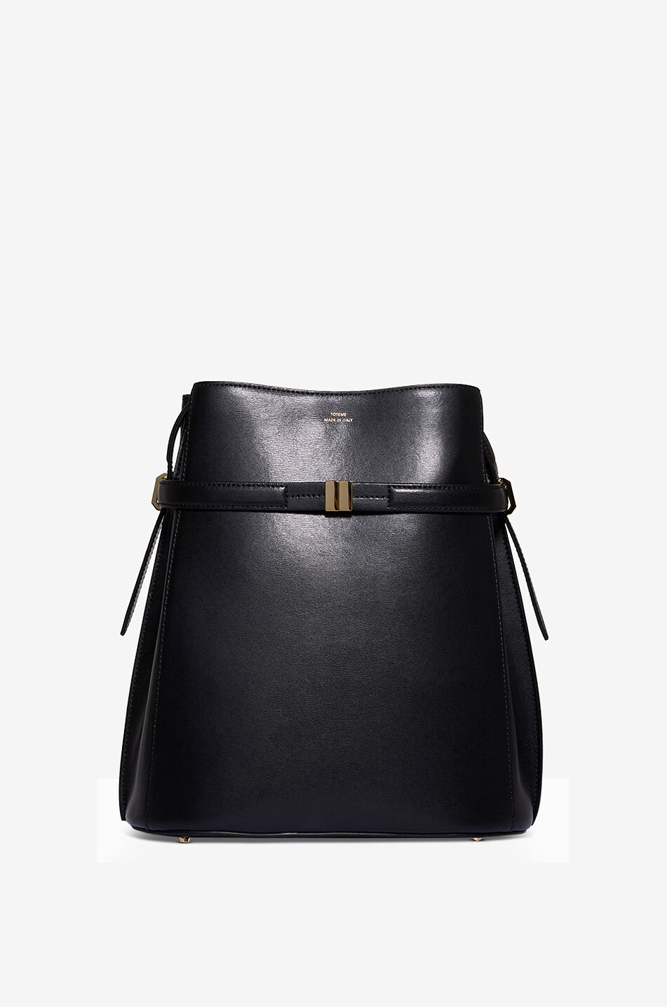 Beuteltasche aus Glattleder Belted Bucket