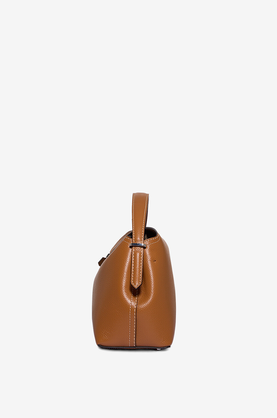 TOTEME T-Lock grained leather handbag Women CAMEL 4