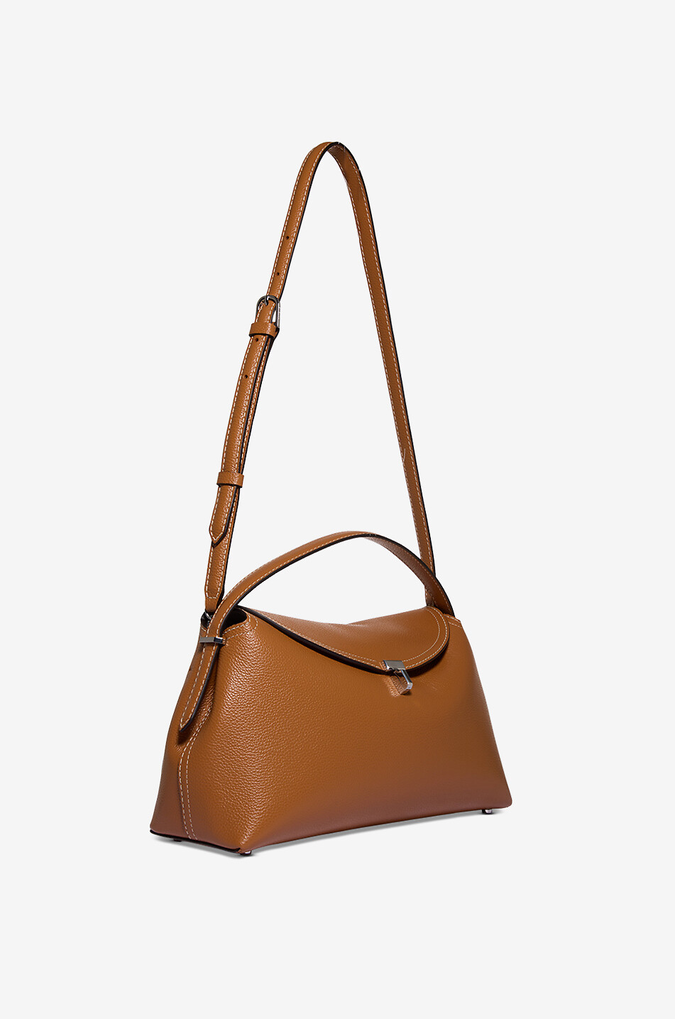 TOTEME T-Lock grained leather handbag Women CAMEL 5