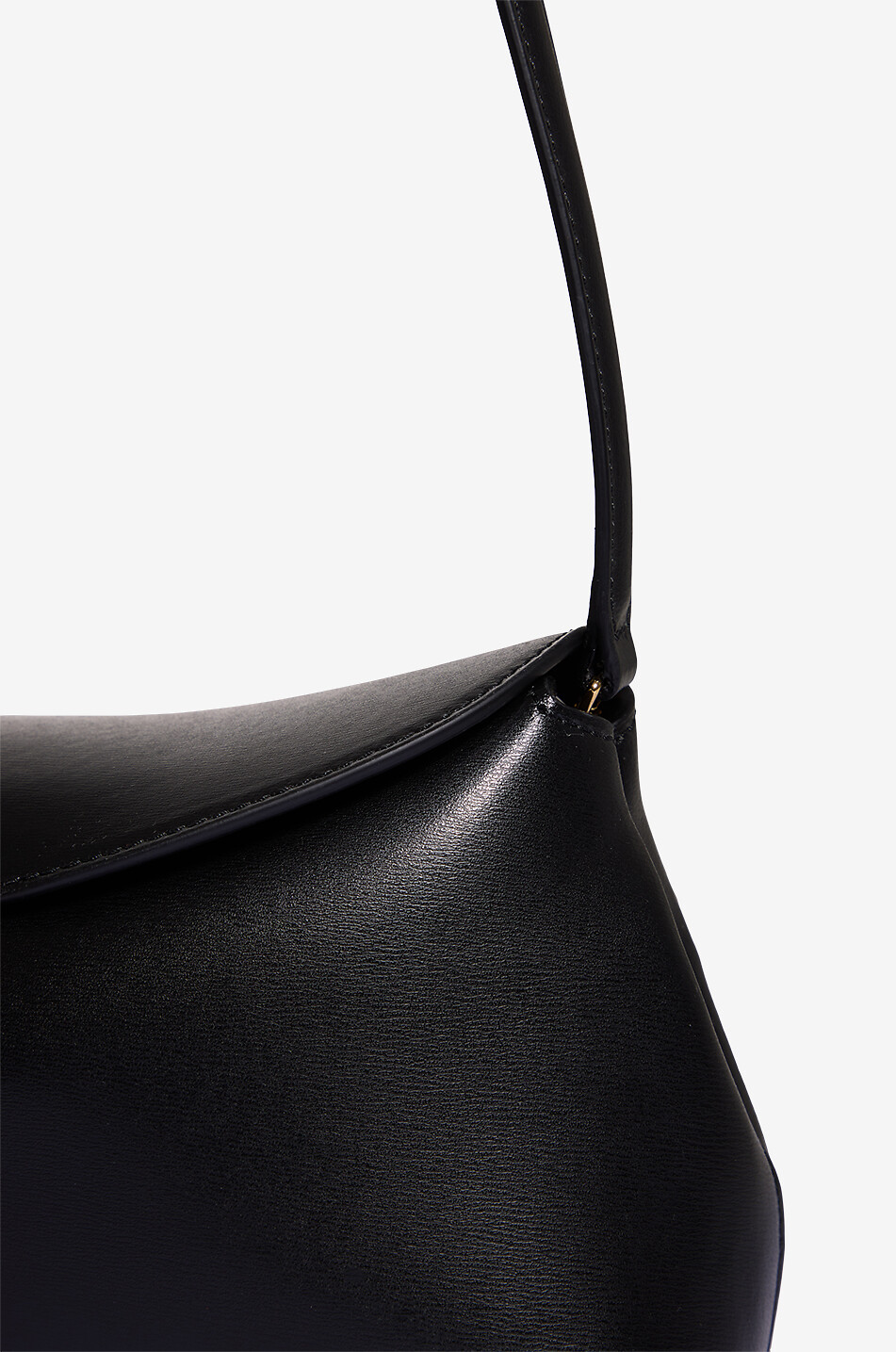 TOTEME Pochette en cuir lisse T-Lock Femme NOIR 5