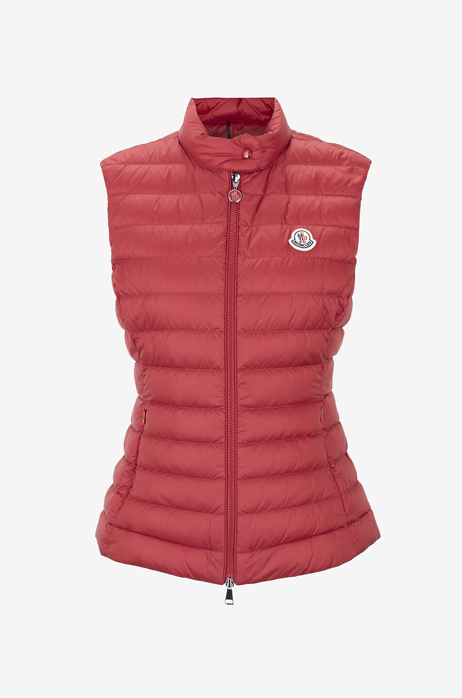 MONCLER Gilet matelassé cintré à col montant Igens Femme ROUGE 1