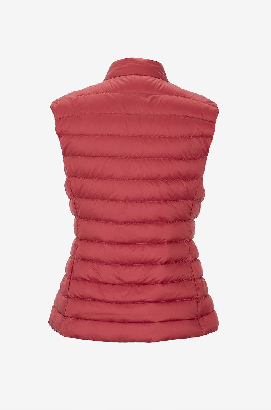 MONCLER Gilet matelassé cintré à col montant Igens Femme ROUGE 2
