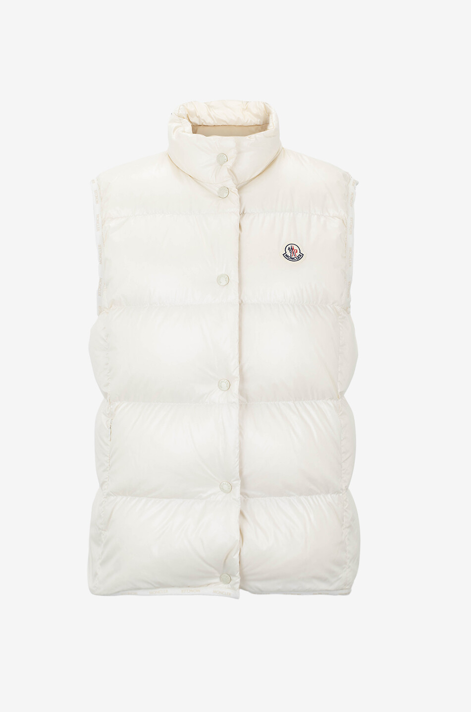 MONCLER Badia quilted vest with high neck Women WHITE 1