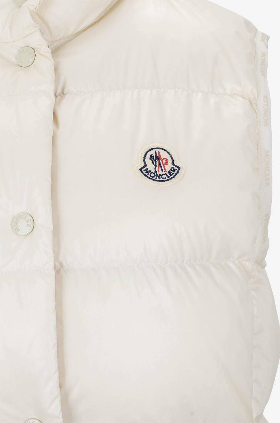 MONCLER Badia quilted vest with high neck Women WHITE 3