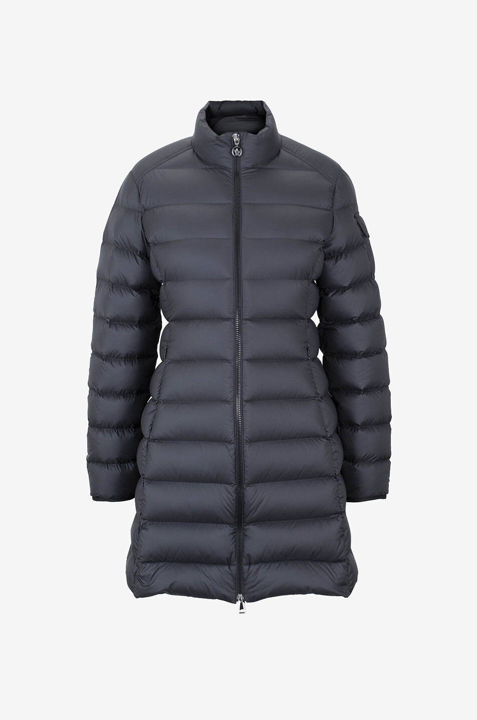 Igesse cinched mid-length down jacket