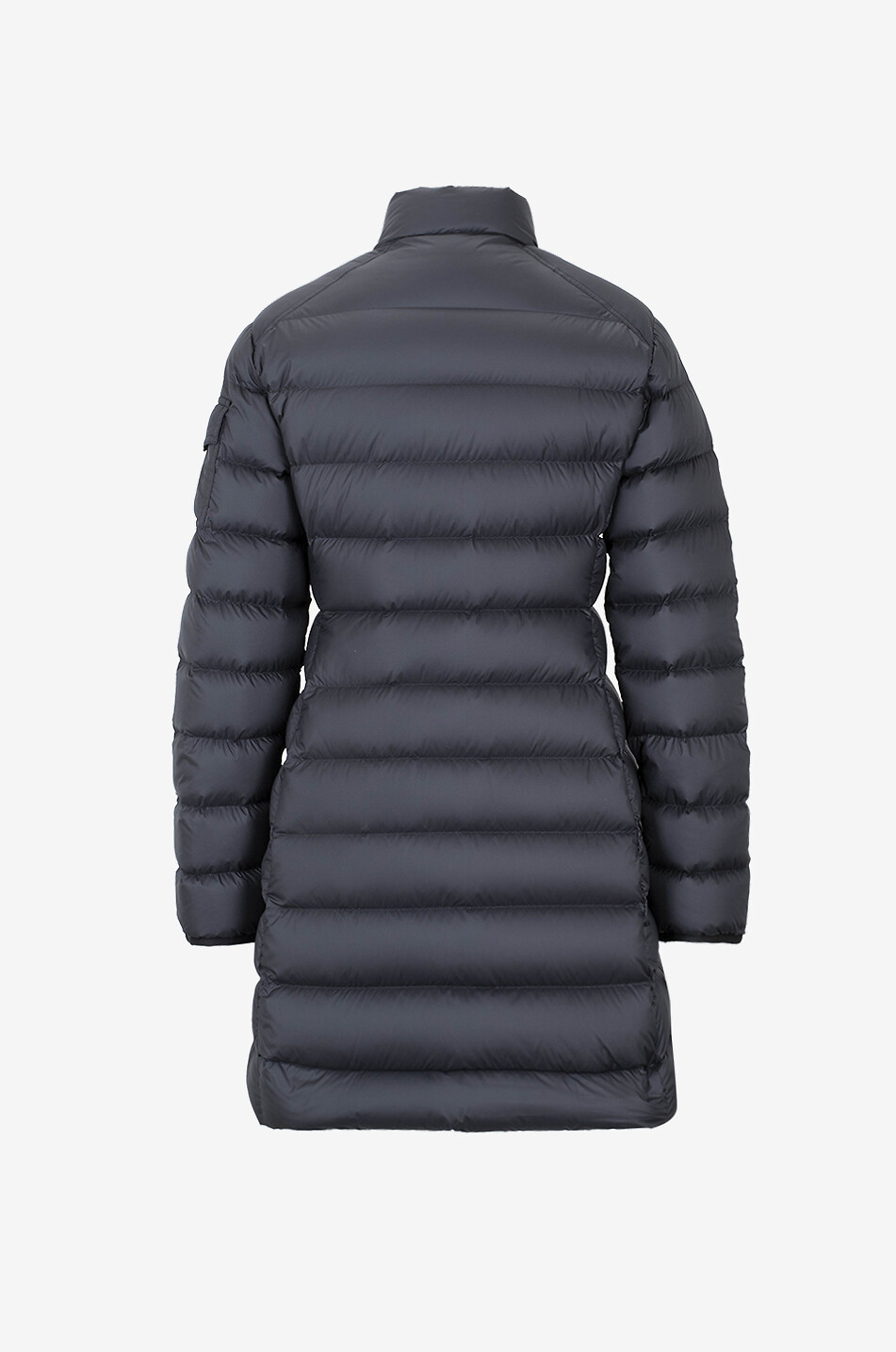 Igesse cinched mid-length down jacket - MONCLER - BLACK