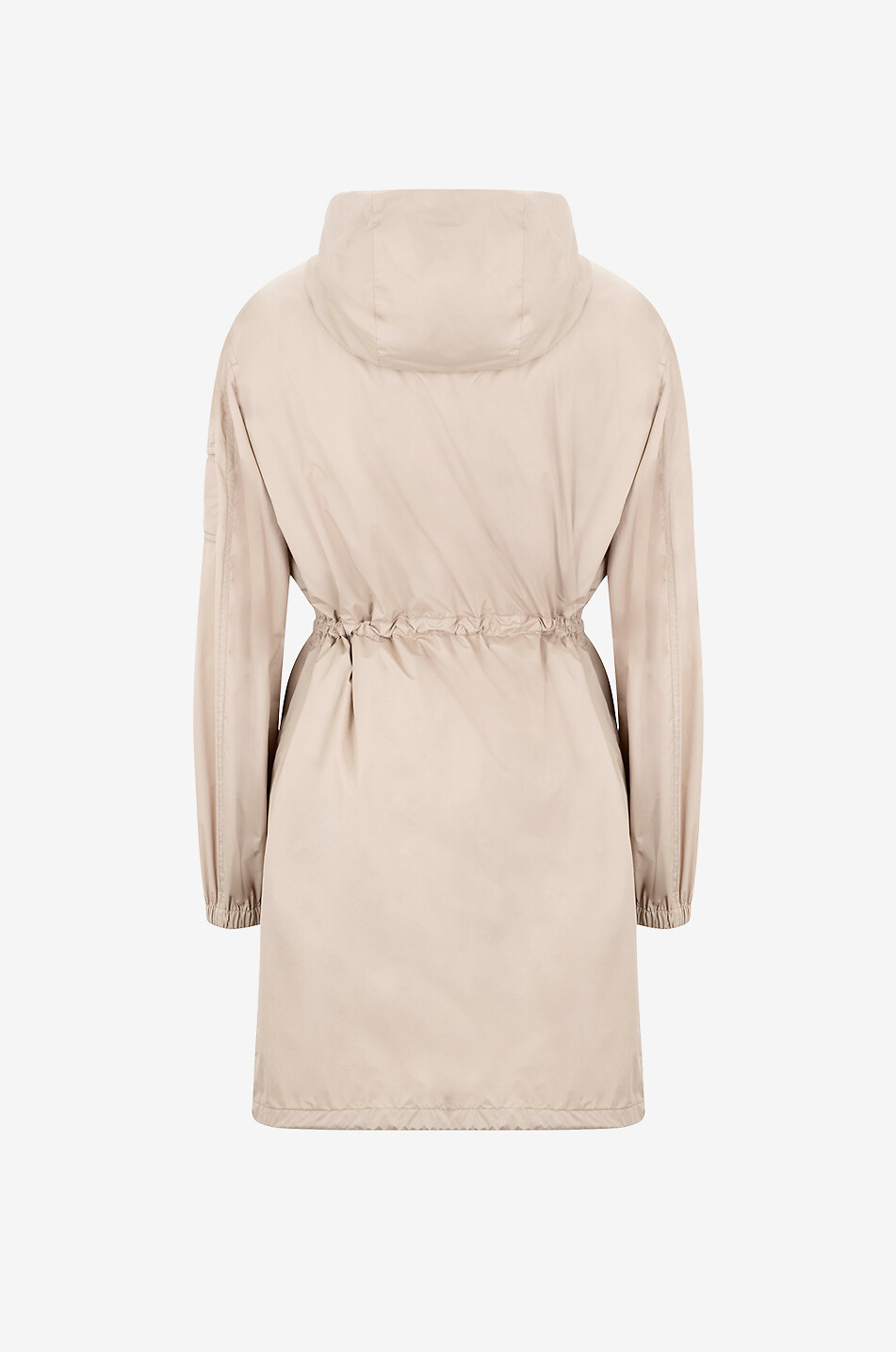 MONCLER Nouilles ligthweight hooded water-repellent parka Women BEIGE 2