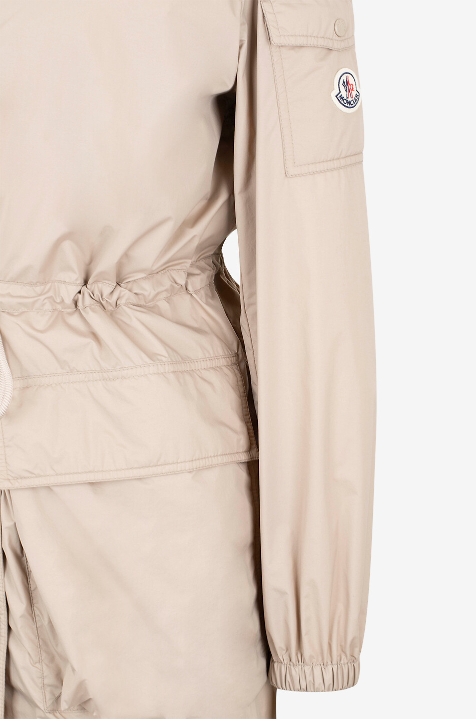 MONCLER Nouilles ligthweight hooded water-repellent parka Women BEIGE 3