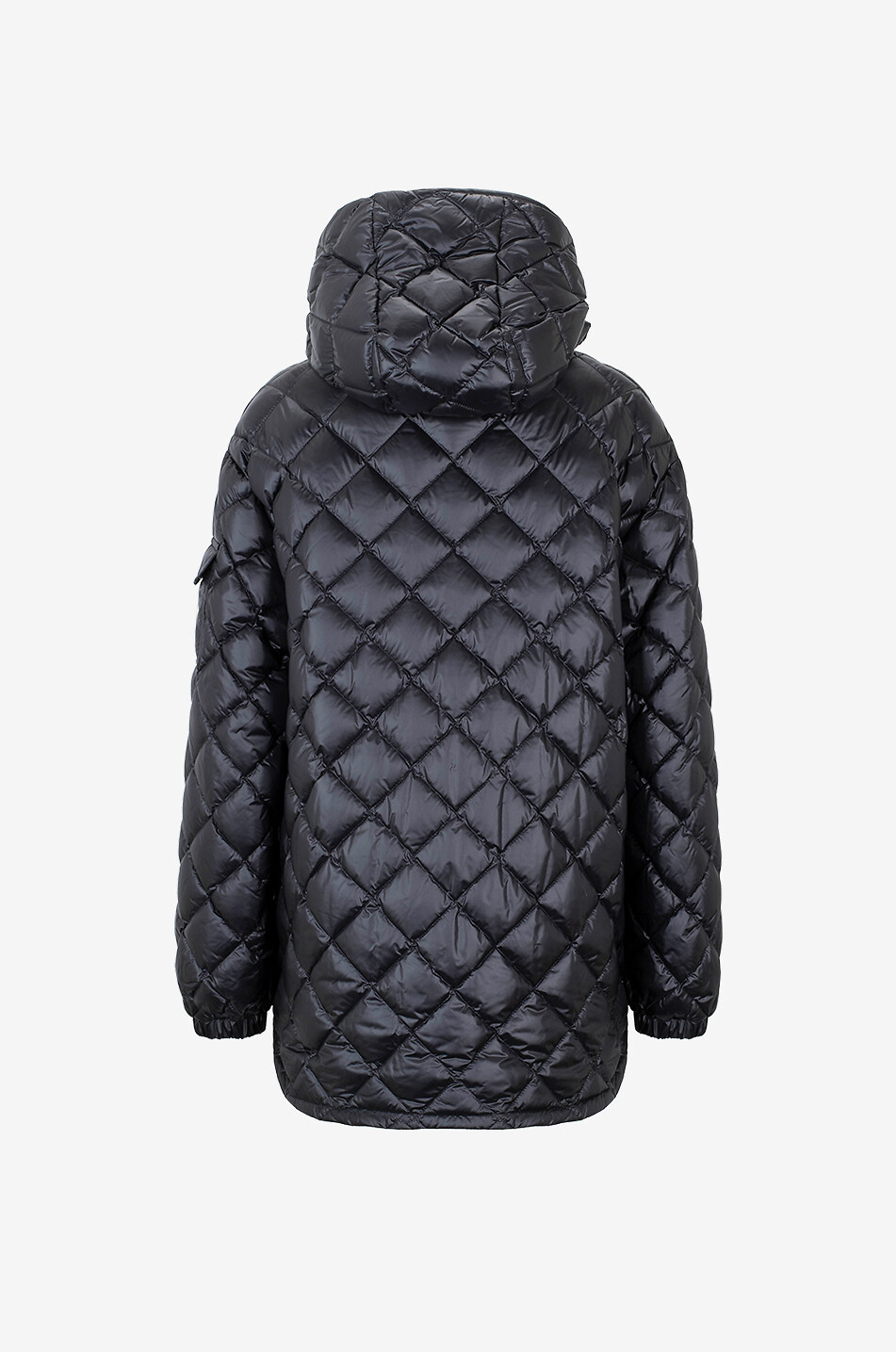 MONCLER Doudoune chemise légère à capuche Femme NOIR 2