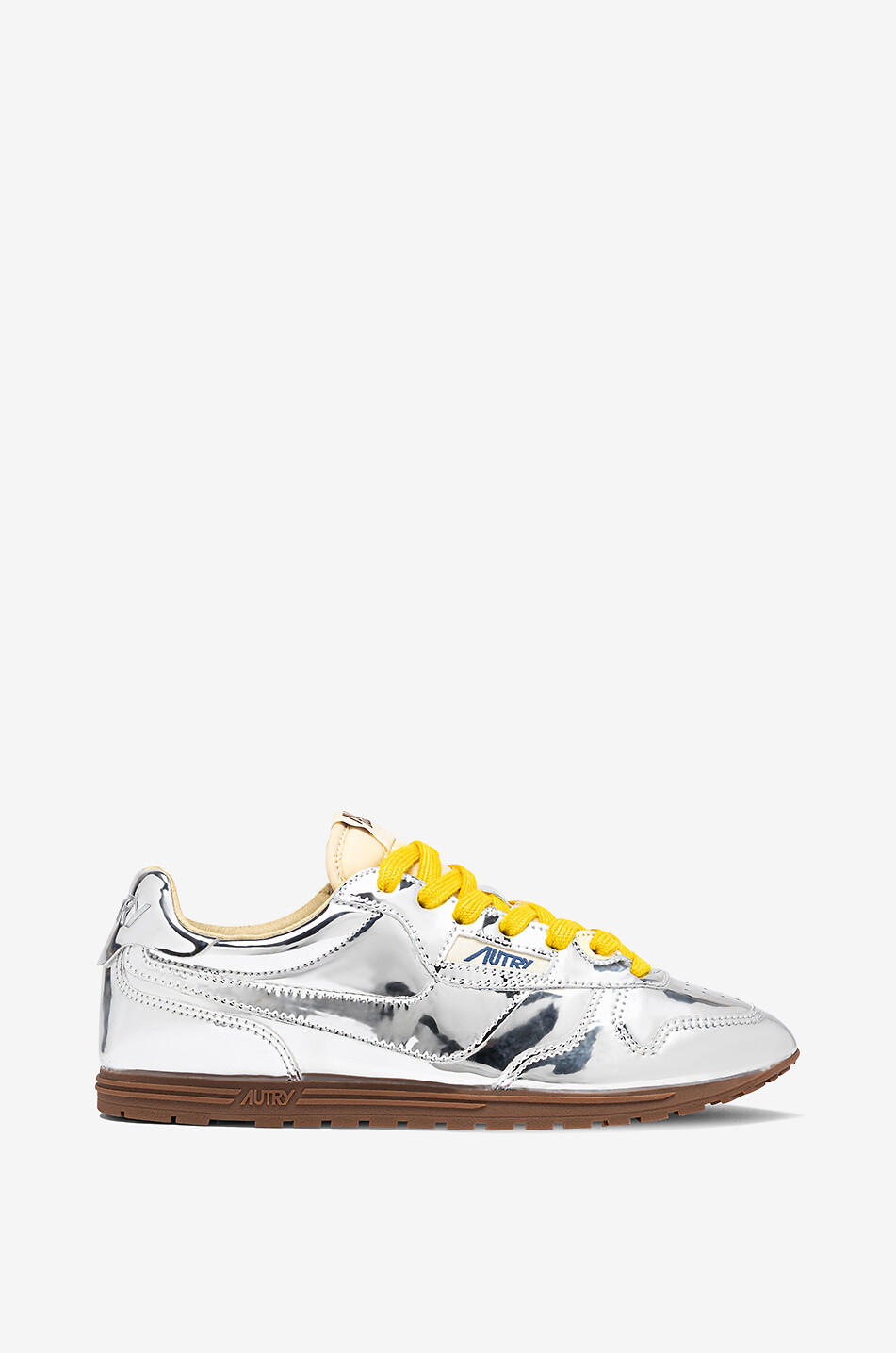 Windspin Low mirror leather low-top sneakers