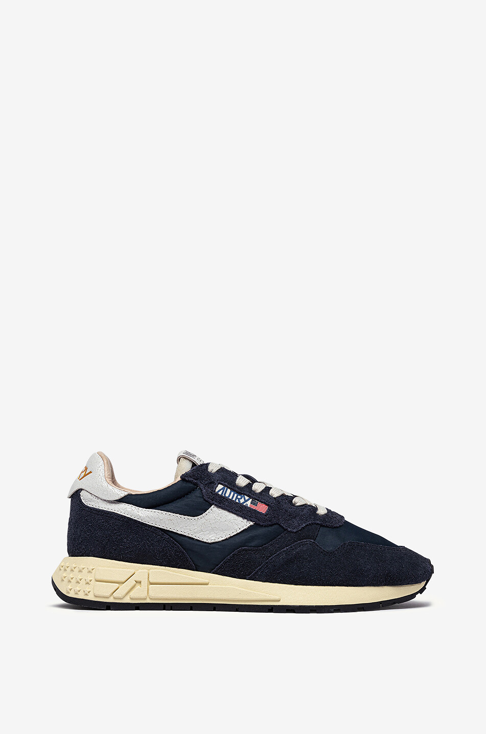 AUTRY Niedrige Sneakers aus Wildleder und Nylon Reelwind Low Herren DUNKELBLAU 1