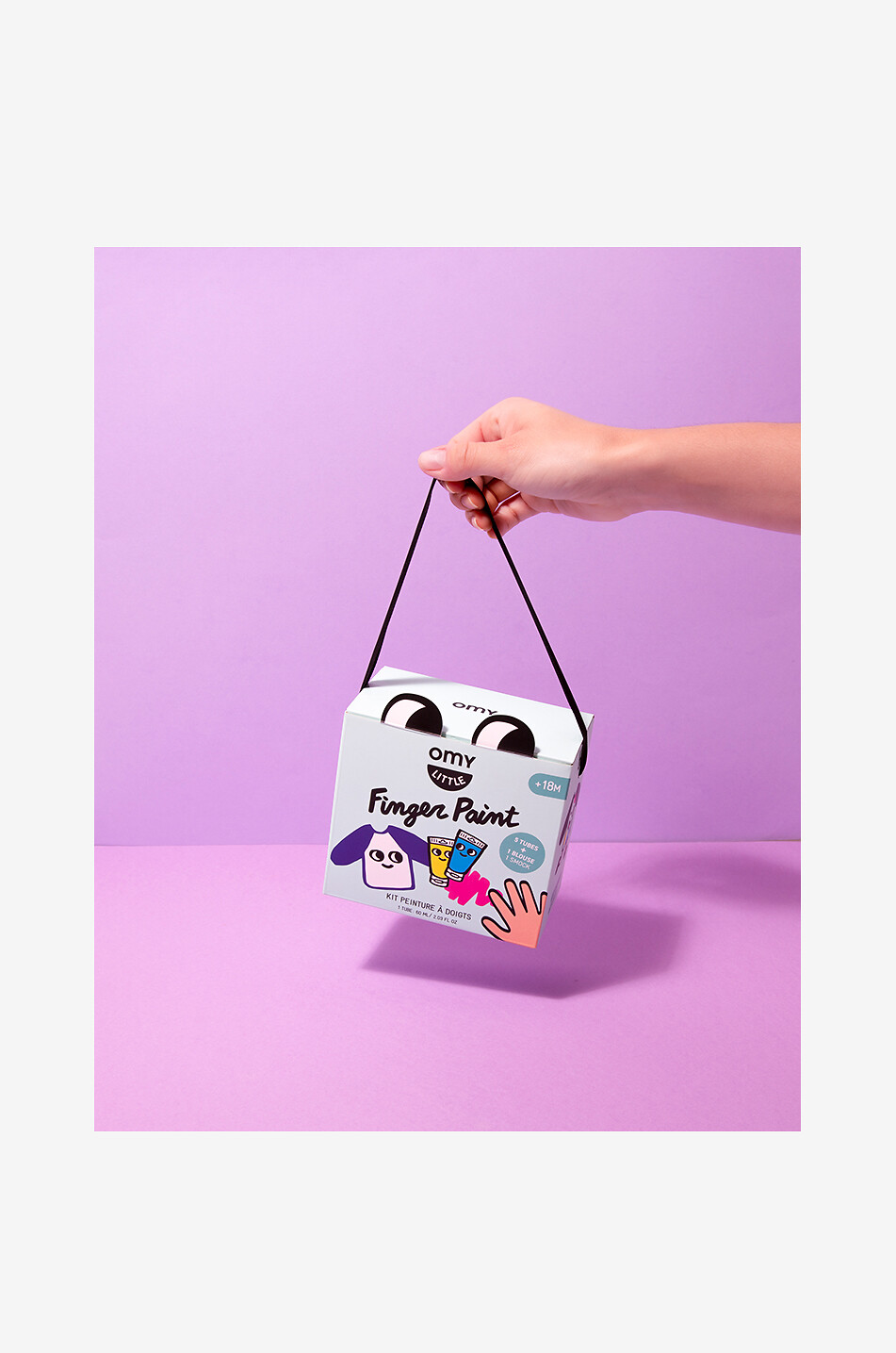 OMY Kit de peinture à doigts enfant  MULTICOLORE 1