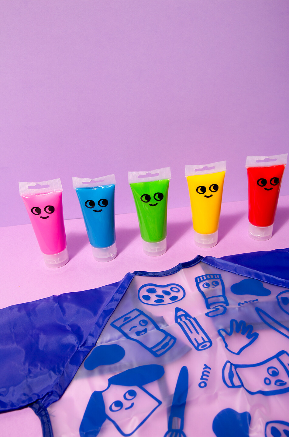 OMY Kit de peinture à doigts enfant  MULTICOLORE 3