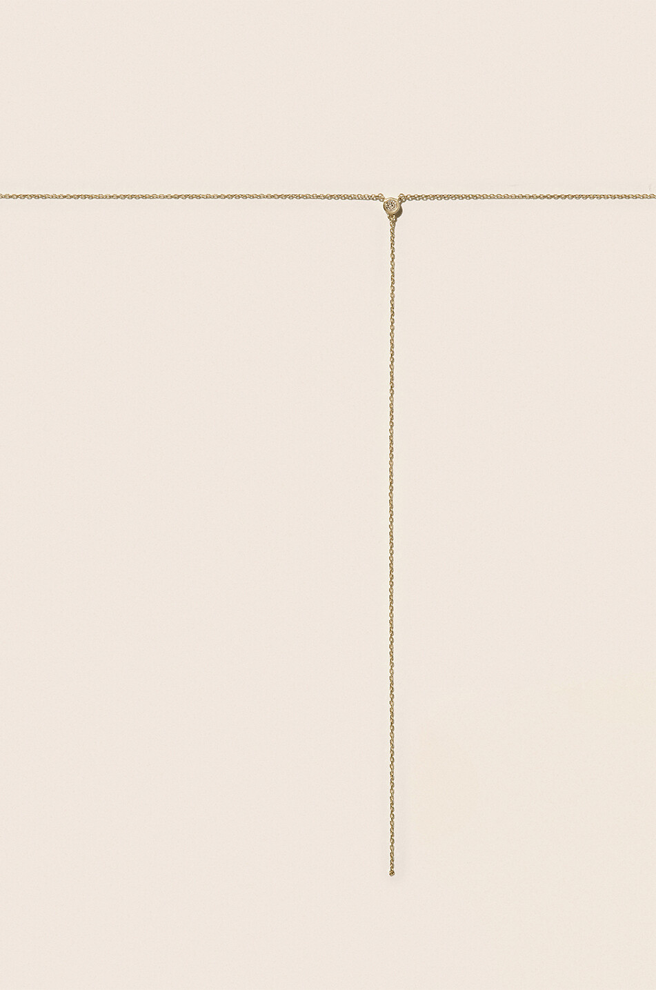 PASCALE MONVOISIN Collier en or avec pendentif onyx Bowie Femme BLANC CASSE 2