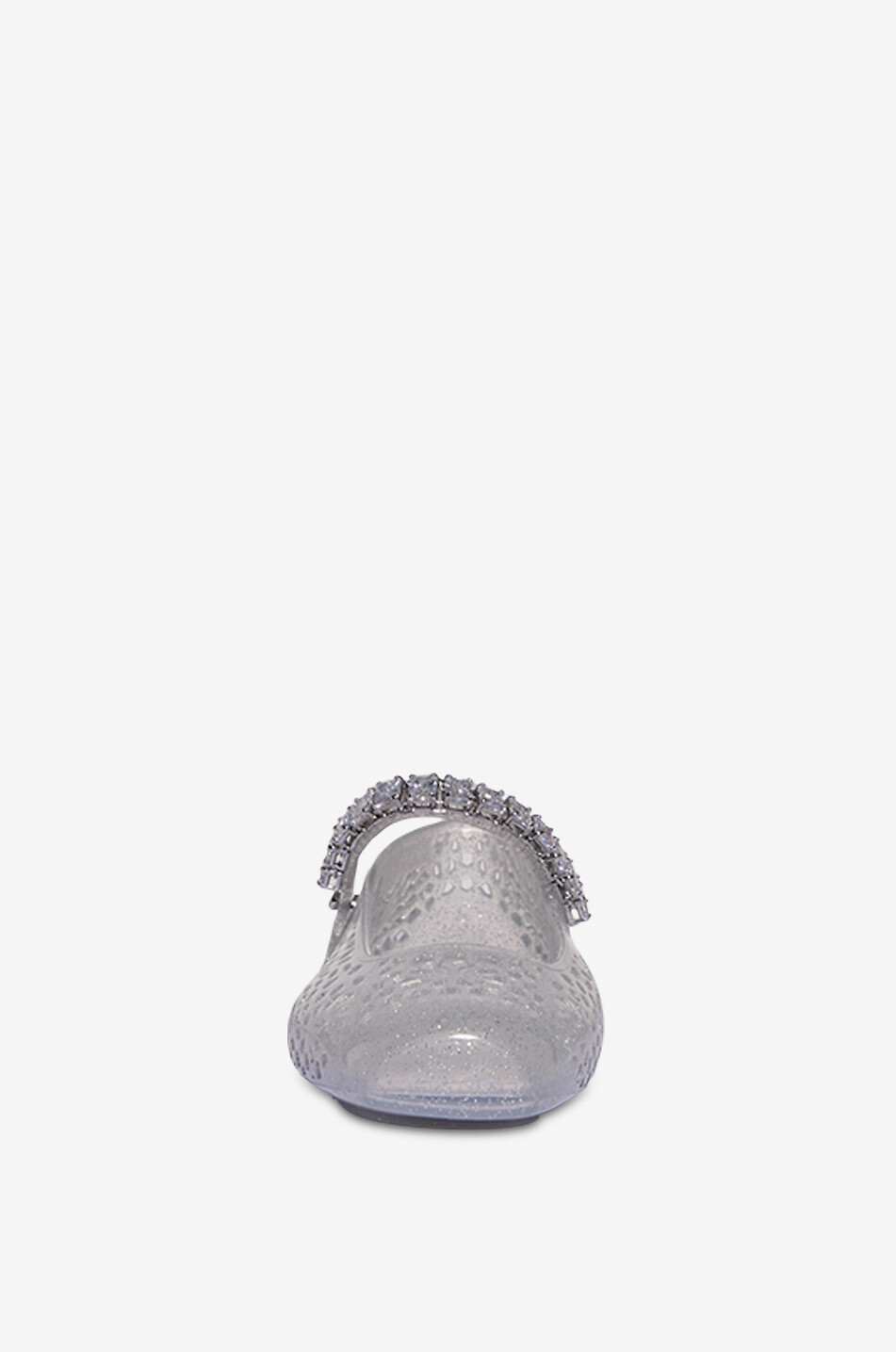 JIMMY CHOO Ballerines à brides en TPU à paillettes The Jelly Femme Incolore 2