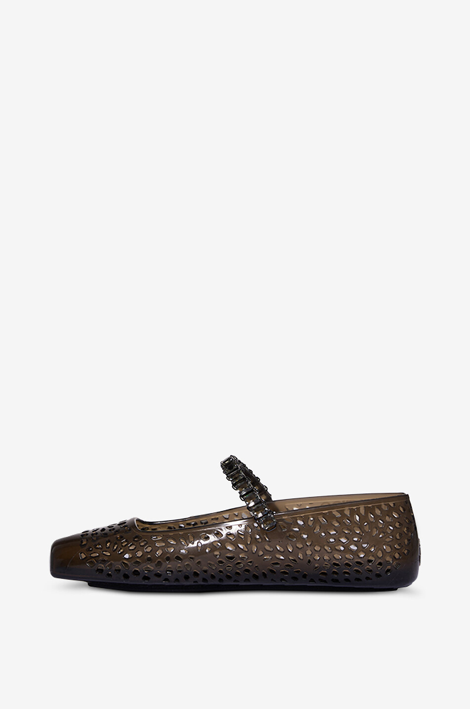 JIMMY CHOO Riemchenballerinas mit Stanzungen The Jelly Damen SCHWARZ 3