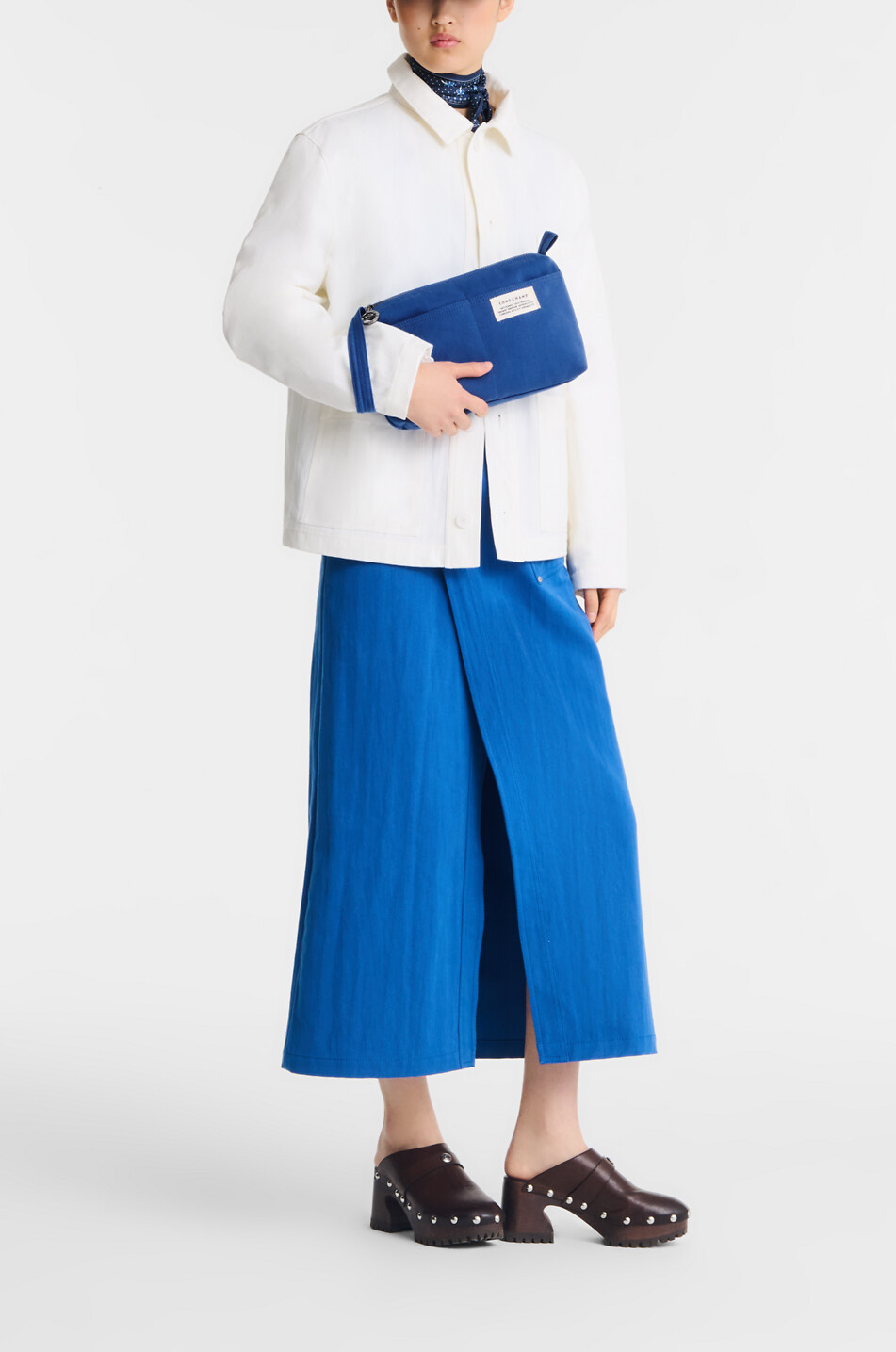 LONGCHAMP Clutch aus Canvas Le Pliage Collection Damen BLAU 3
