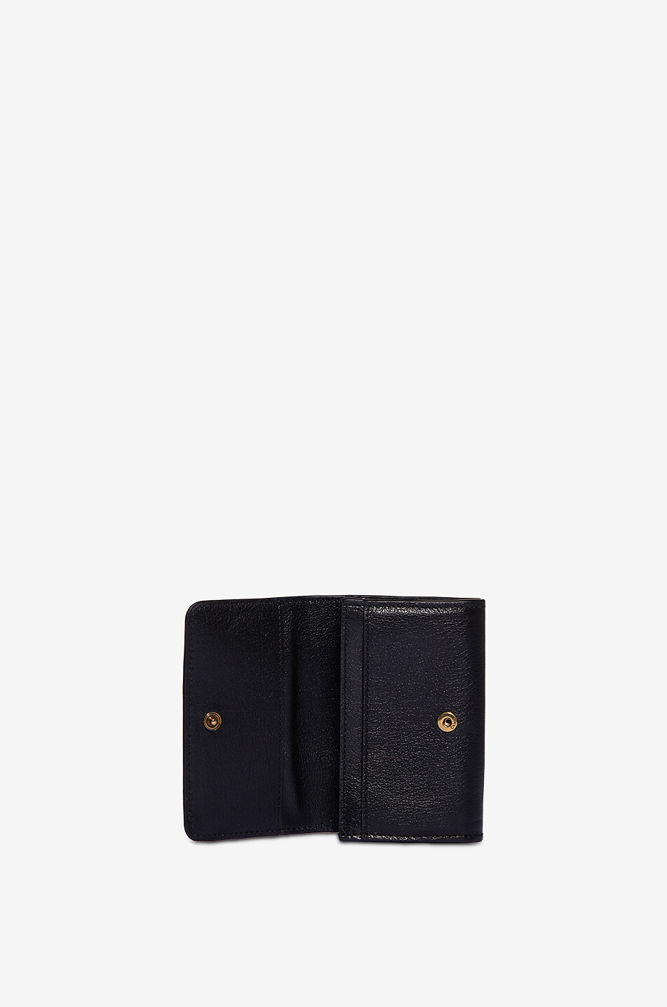 CHLOE Chloé Iconic grained leather mini wallet Women BLACK 3