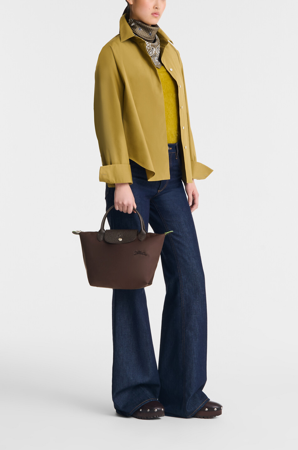 LONGCHAMP Sac à main en nylon Le Pliage Green S Femme [akeneo-marrf1] 3