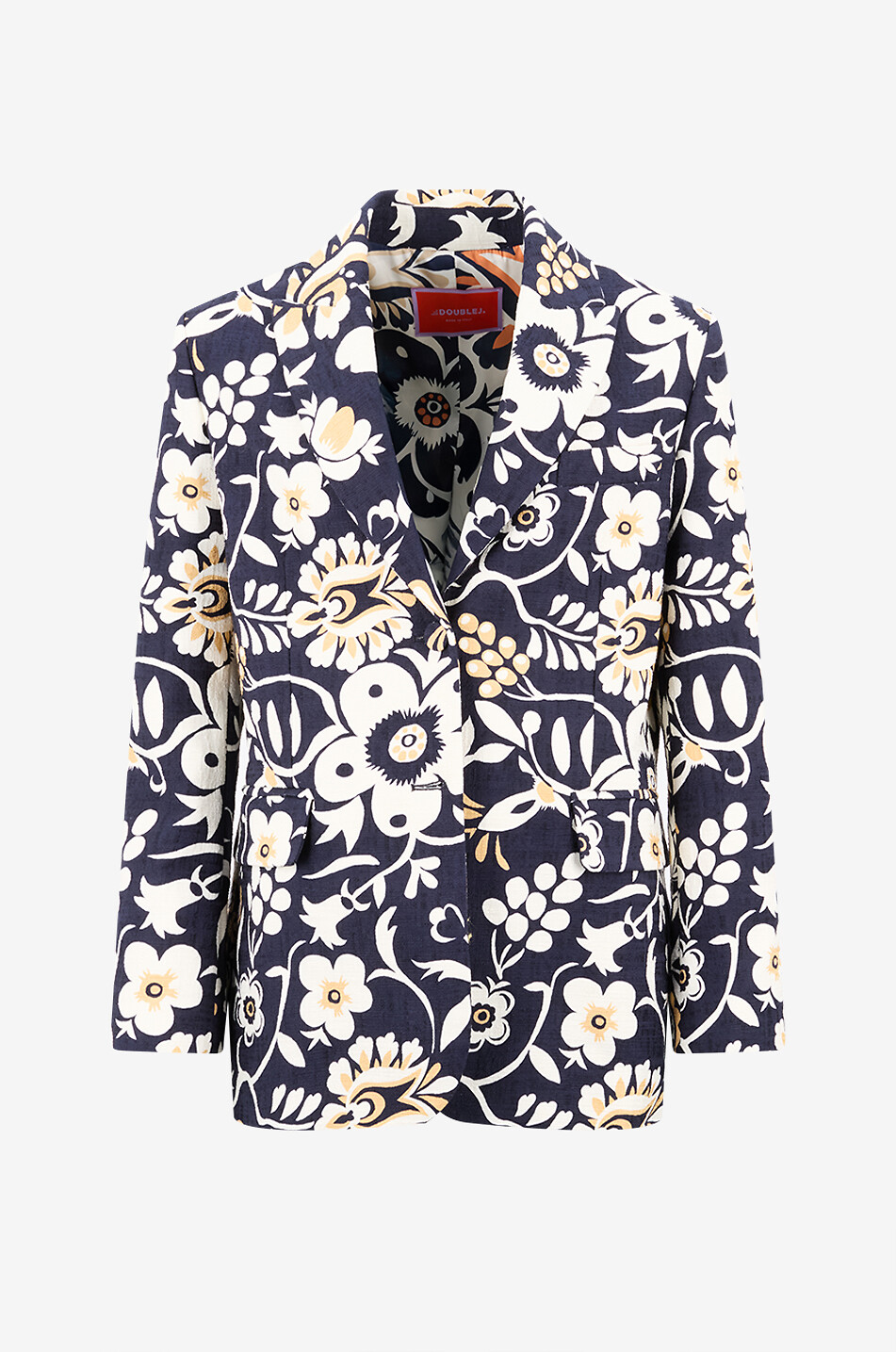 LA DOUBLEJ Geblümter einreihiger Blazer Jones Selva Damen BUNT 1