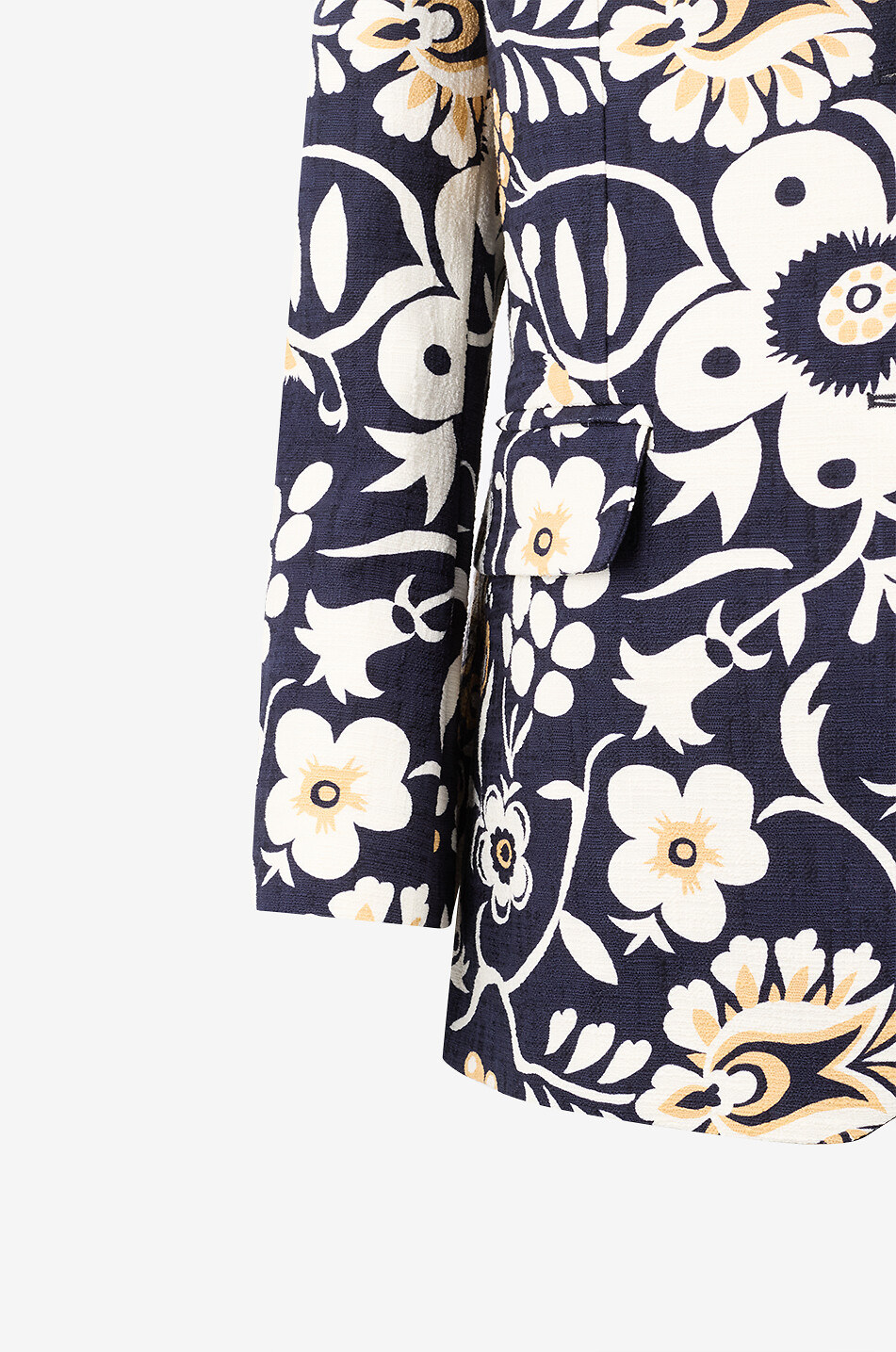 LA DOUBLEJ Geblümter einreihiger Blazer Jones Selva Damen BUNT 3